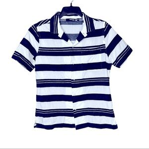 Murano Slim Fit Button Down Stripe Shirt